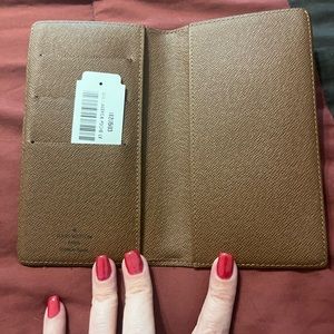 Authentic LOUIS VUITTON R20503 Monogram Canvas Agenda Cover